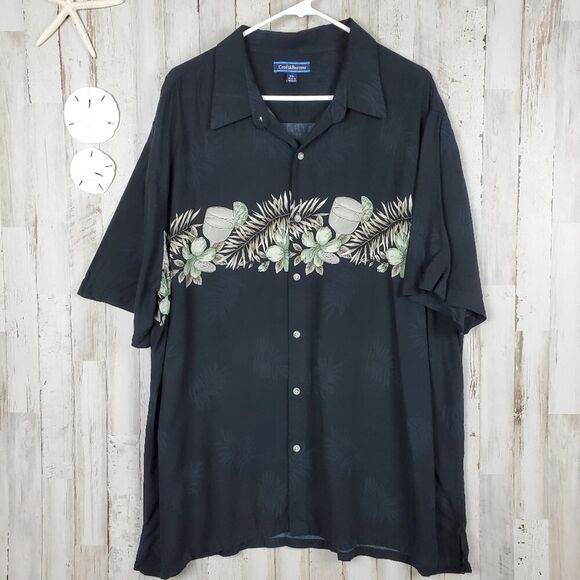 Croft and Barrow Hawaiian Button Down Shirt Size XXL - Picture 1 of 9